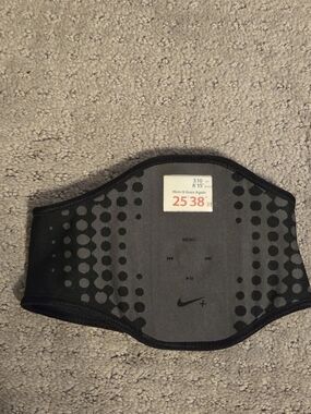 Nike Black Running Armband with Dotted Grip